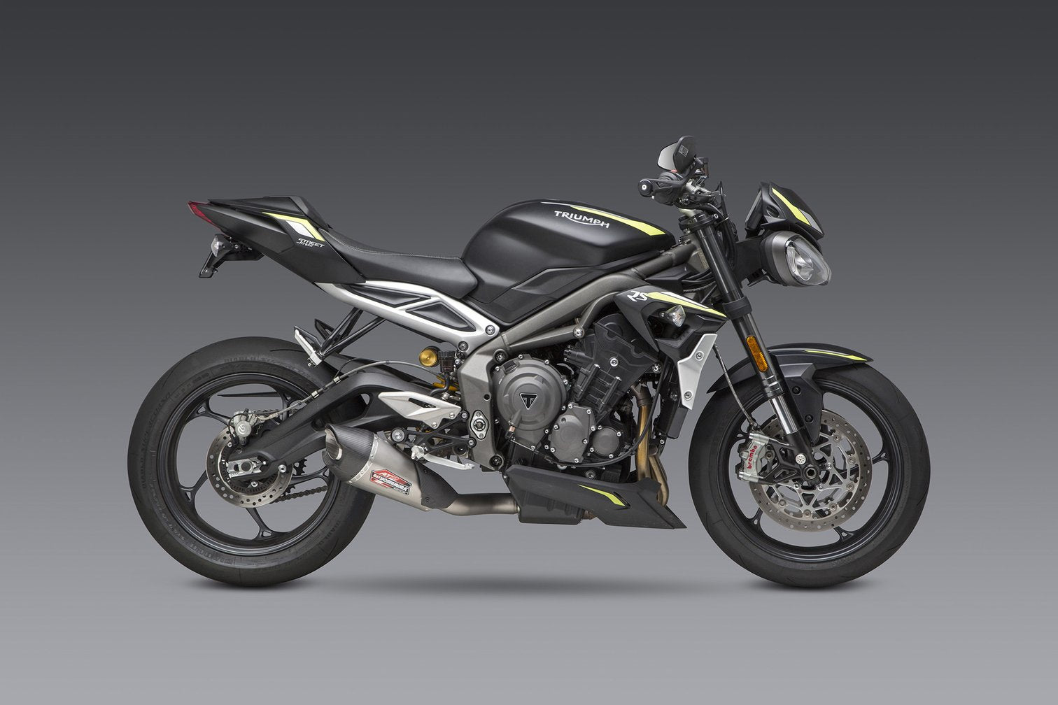 Triumph Street Triple 765 R S RS 2017 Yoshimura Slip On Exhaust