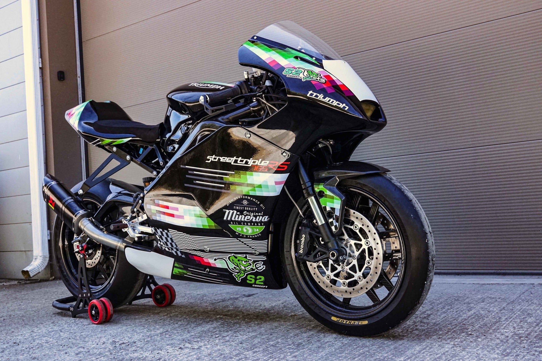 トレシャツ Triumph Street Triple 765R/S/RS 2023-24 S2 Moto 2 Bodywork Kit