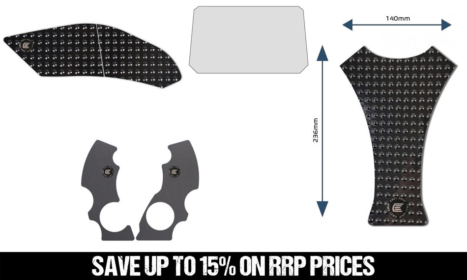 Yamaha R9 2025- Eazi Grip Bundle - BLACK