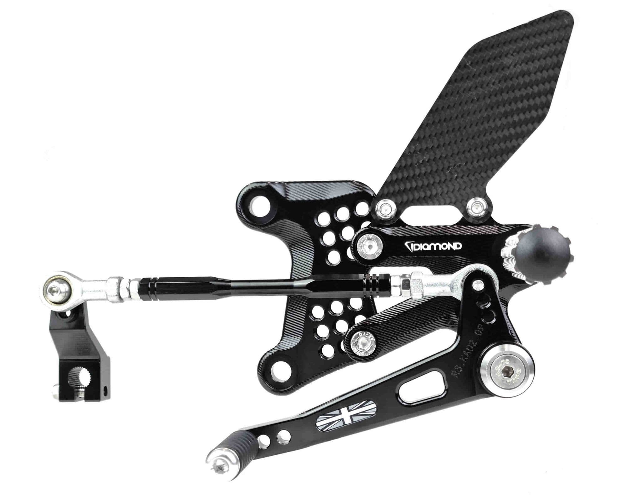 Kawasaki ZX-6R / 636 2009-18 Diamond Race Products Rearsets (Road