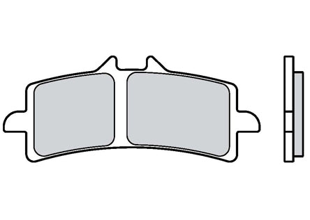 Brembo M50 Caliper Front Brake Pads - SR Compound