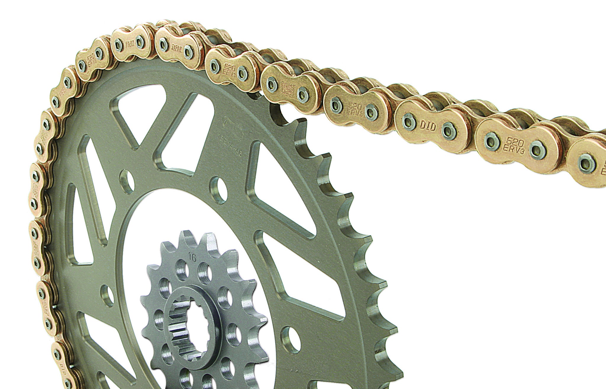 Smadmoto Sprockets 520 Chain and 13 Front/48-52 Rear Tooth Sprocket Kit for KAWASAKI KLX450R 07-18 KX450F 06-19 Motorcycles　並行輸入品 Motorcycle Chain DID X-Ring Gold 520 VX3 120 Split Link \u0026 Rivet