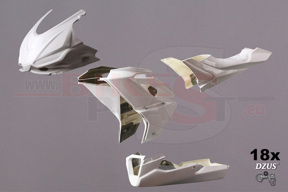 Aprilia RS 660 Bikesplast Race Full Fairing and Seat Unit in Fiberglass