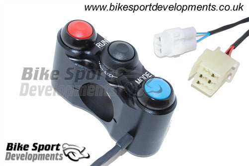 Yamaha YZF R1 2009-14 - 3 Way Start/Run - Stop - Mode Race Bike Handlebar Switch - Right Side
