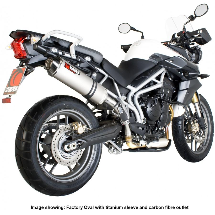 Triumph Tiger 800 Scorpion Factory Oval Slip-On