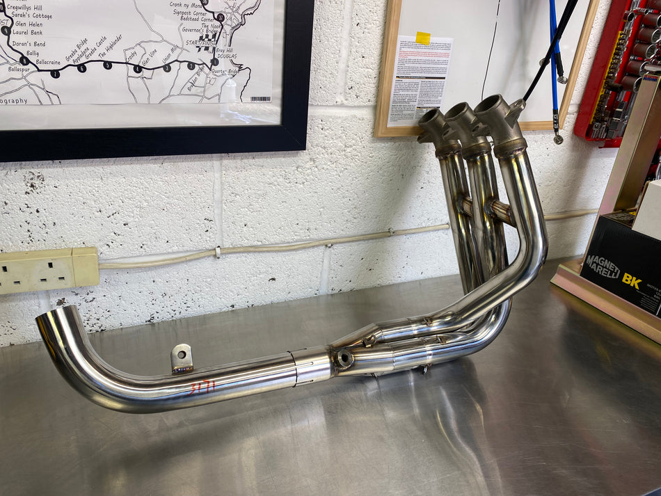 Triumph Daytona 675/R 2009-12 Delkevic Headers (Straight Through System)