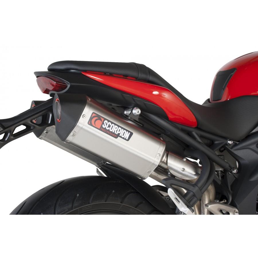 Triumph Speed Triple 2011-15 Scorpion Serket Slip-On Cans (Pair)