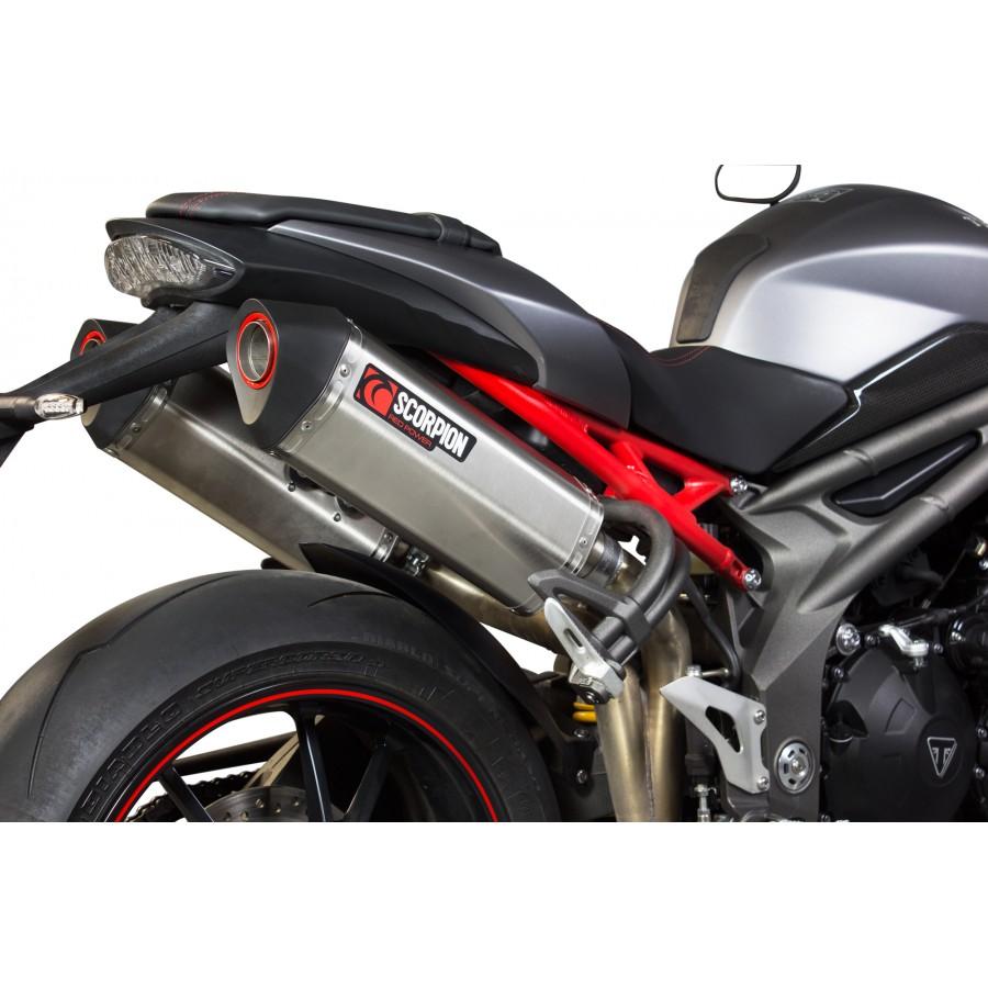 Triumph Speed Triple 2016> Scorpion Serket Slip-On Cans (Pair)