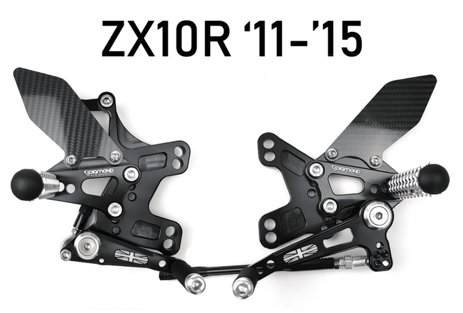 Kawasaki ZX10R/RR 2011-15 Diamond Race Products Rearsets