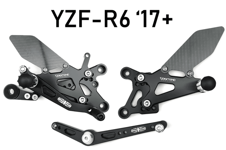 Yamaha YZF R6 2017> Diamond Race Products Rearsets