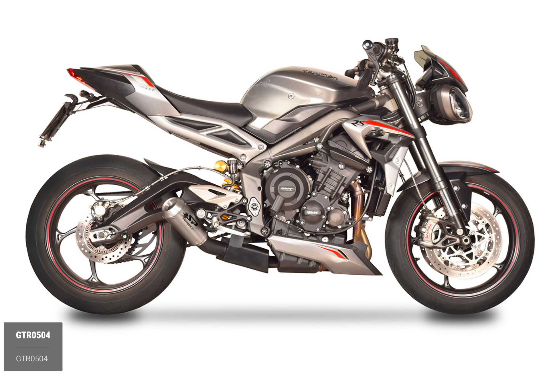 Triumph Street Triple 765R RS S 2021 Spark Stainless Steel
