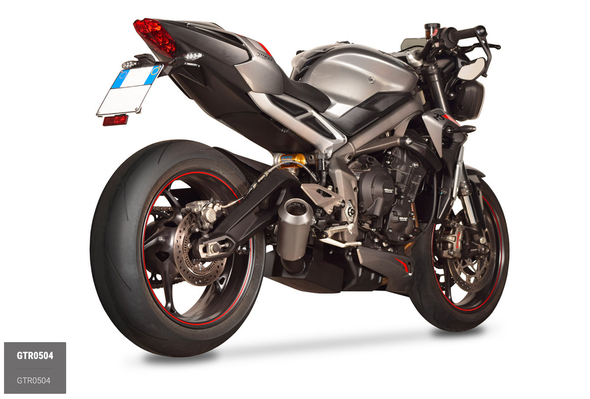 Triumph Street Triple 765R RS S 2021 Spark Stainless Steel