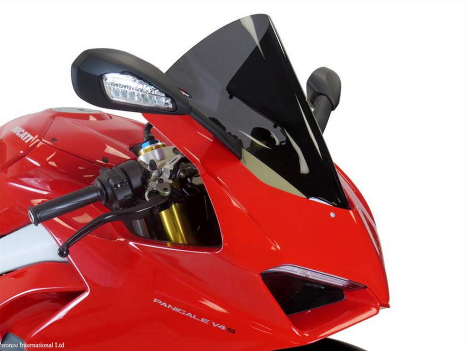 Ducati V4/S & V2 Panigale Powerbronze Double Bubble Screen