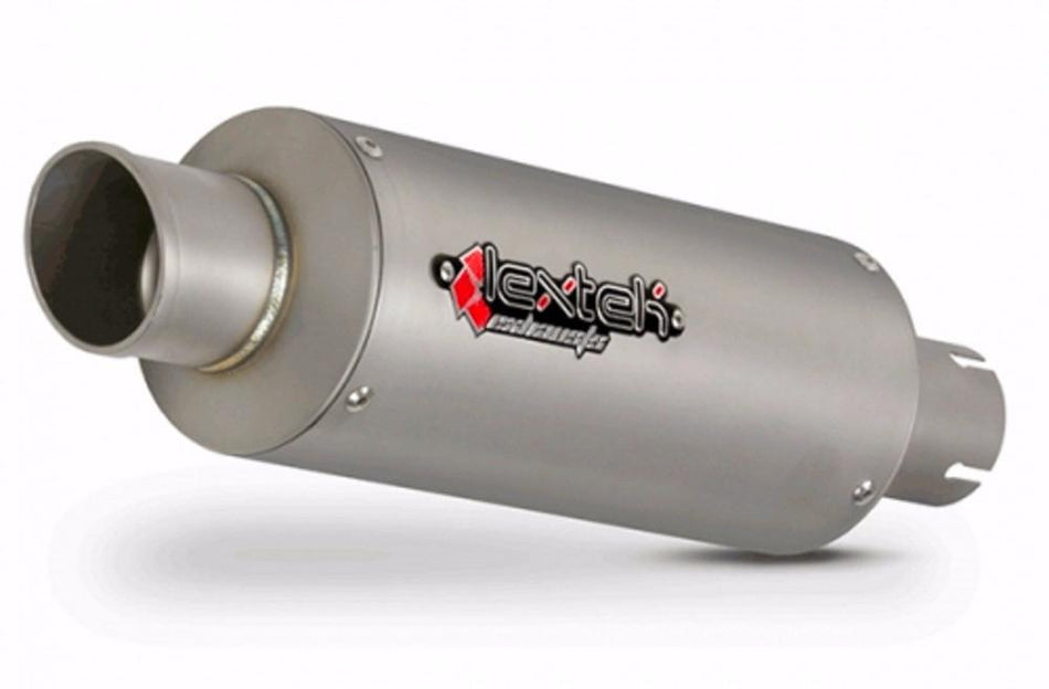LexTek GP1 Matt Stainless Steel Stubby Silencer 51mm