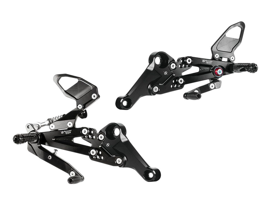 Aprilia RS660 2021 – Bonamici Adjustable Road or Race Shift Pattern Rearsets