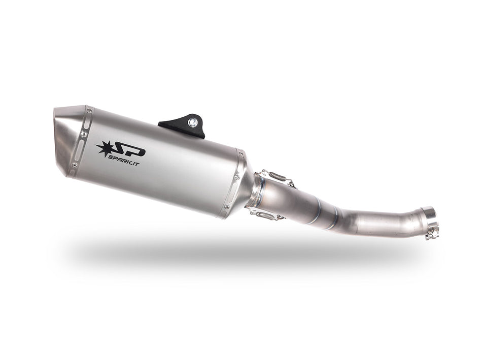 Kawasaki ZX10R 2016-19 Spark 3/4 kit: TITANIUM pipe + FORCE silencer L.350 mm