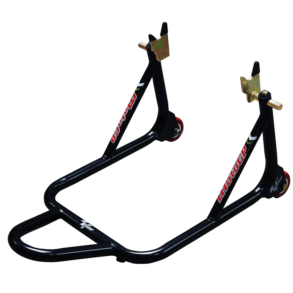 MOTOGP PRO SERIES PREMIUM 1-PIECE PADDOCK STAND - REAR - BLACK