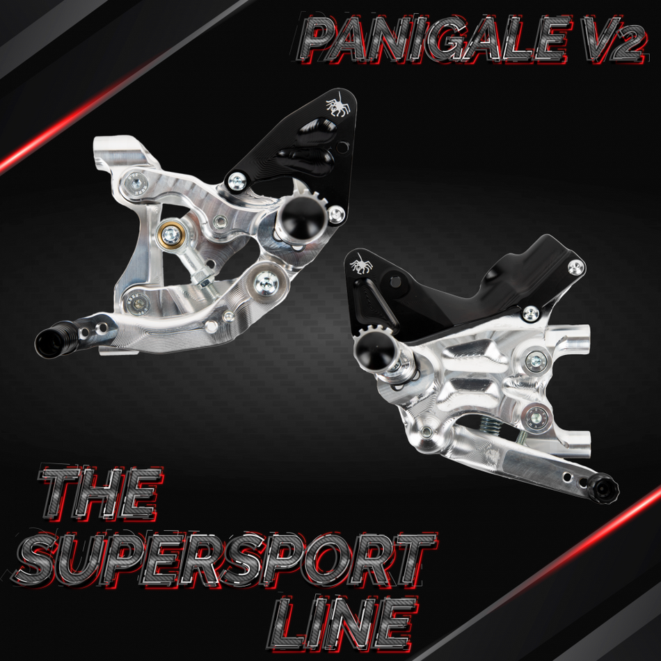 Ducati Panigale V2 959 2020-22 Spider WSS Supersport Line Rearsets